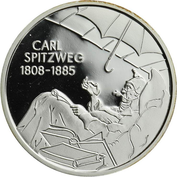 Deutschland 10 Euro 2008 Carl Spitzweg PP 