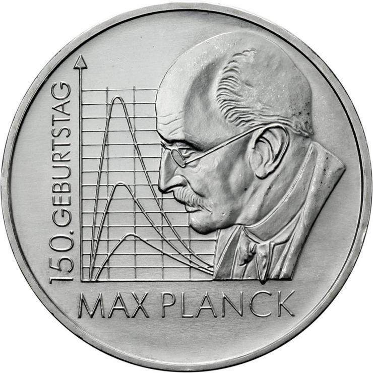 Deutschland 10 Euro 2008 Max Planck stg 