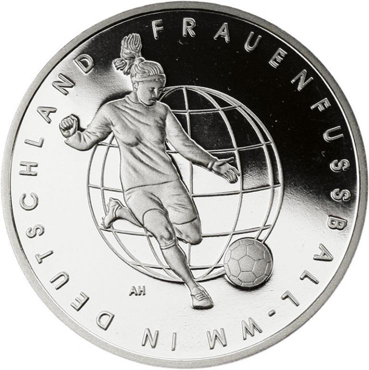 Deutschland 10 Euro 2011 Frauenfußball-WM PP 