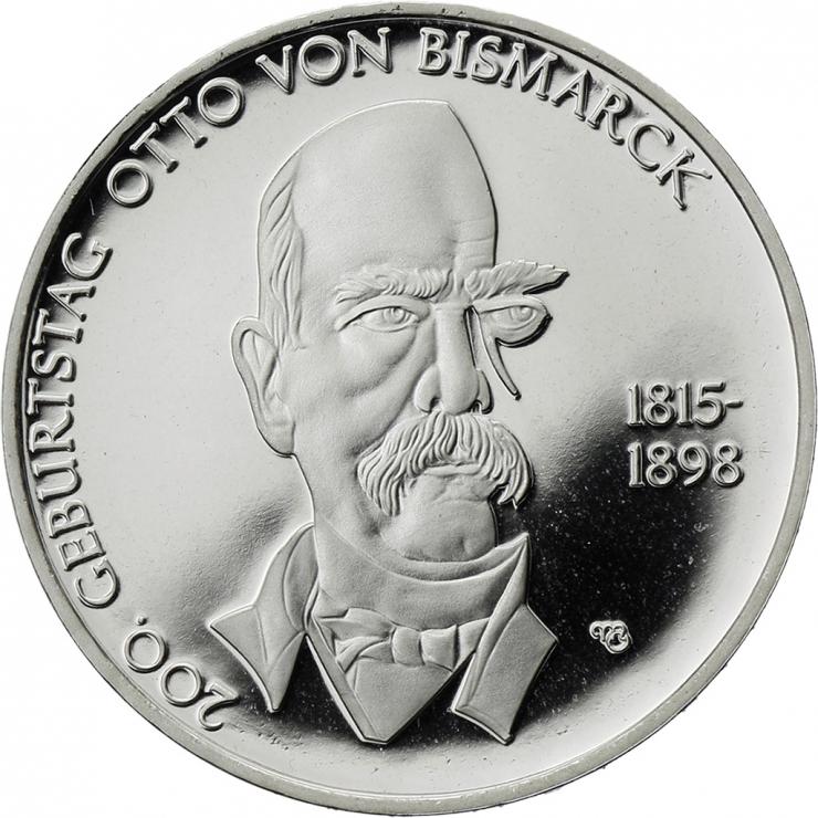 Deutschland 10 Euro 2015 Otto von Bismarck PP 