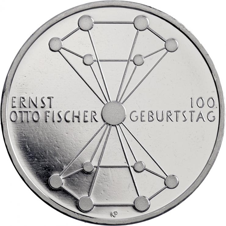 Deutschland 20 Euro 2018 100. Geburtstag Ernst Otto Fischer prfr 