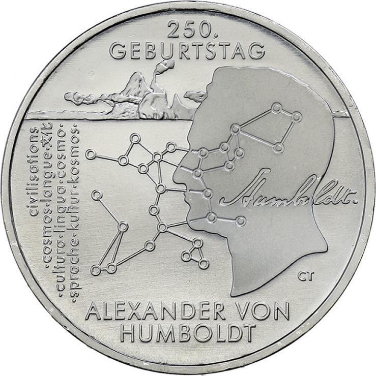 Deutschland 20 Euro 2019 250. Geburtstag Alexander von Humboldt prfr 