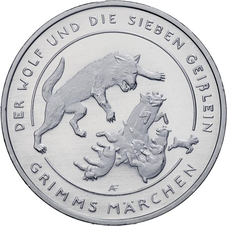 Deutschland 20 Euro 2020 Der Wolf und die sieben Geißlein prfr 