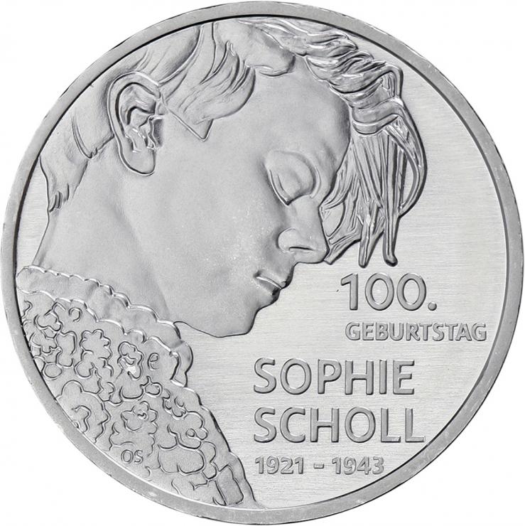 Deutschland 20 Euro 2021 Sophie Scholl prfr 