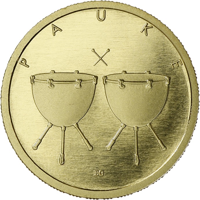 Deutschland 50 Euro 2021 Pauke (Gold) 