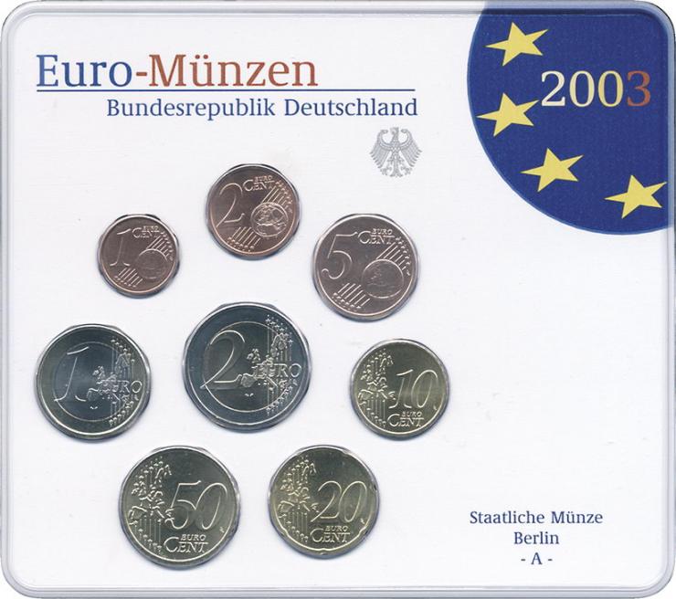 Deutschland Euro-KMS 2003 stg 