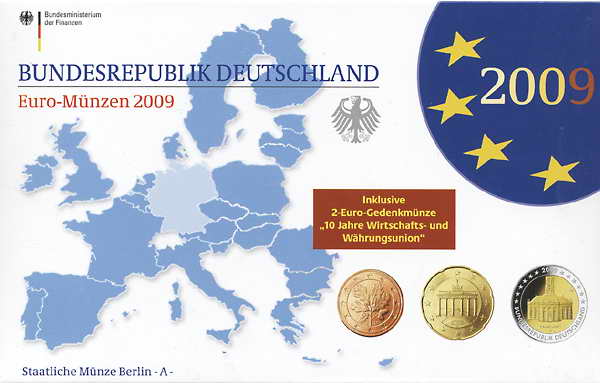 Deutschland Euro-KMS 2009 stg 