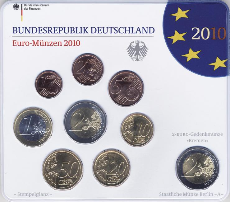Deutschland Euro-KMS 2010 stg 