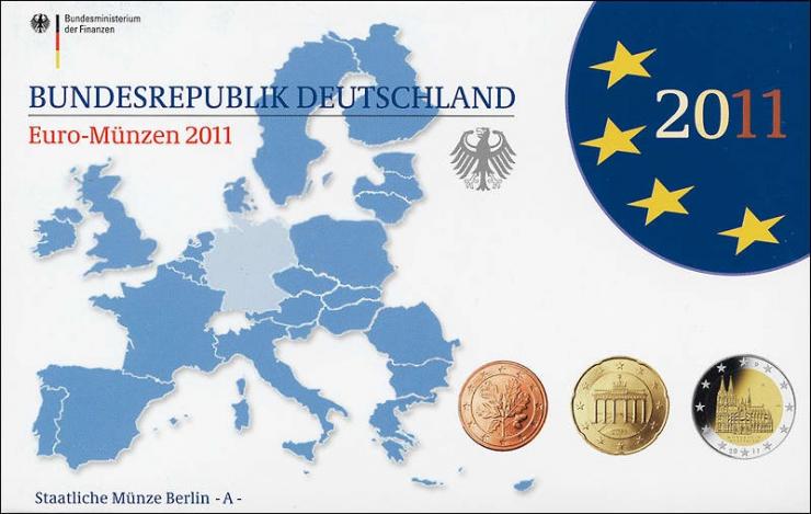 Deutschland Euro-KMS 2011 PP komplett 