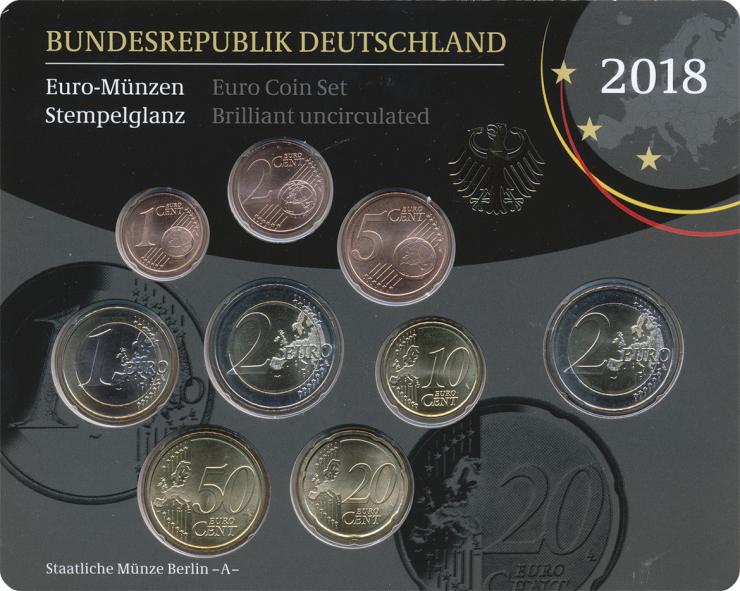 Deutschland Euro-KMS 2018 stg 