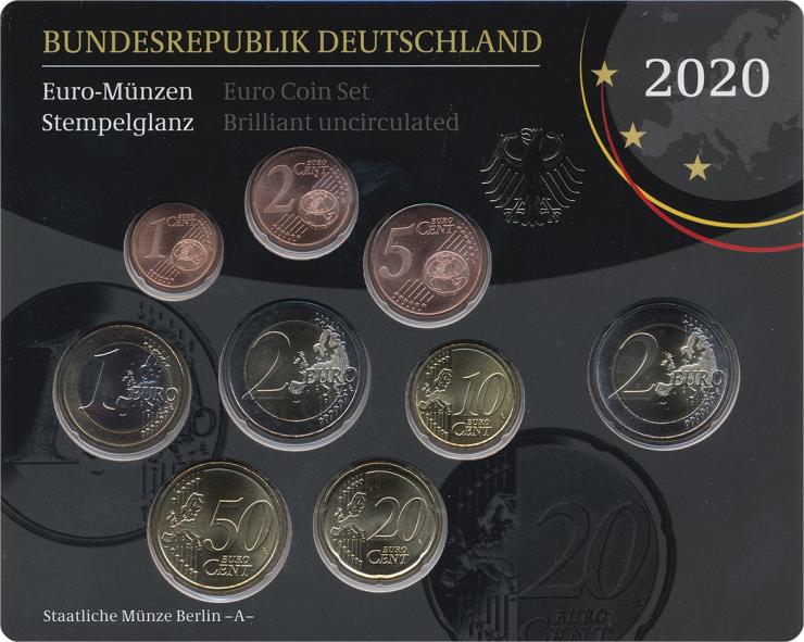 Deutschland Euro-KMS 2020 stg 