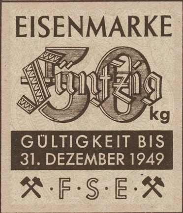 Eisenmarken - Ersatzgeld FSE 50 kg (1) 