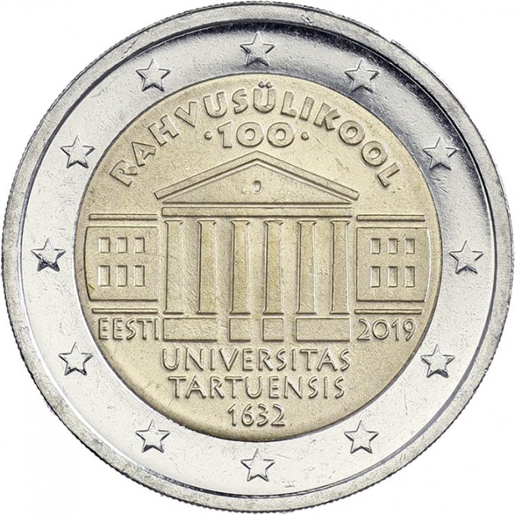 Estland 2 Euro 2019 100 Jahre Universität Tartu 