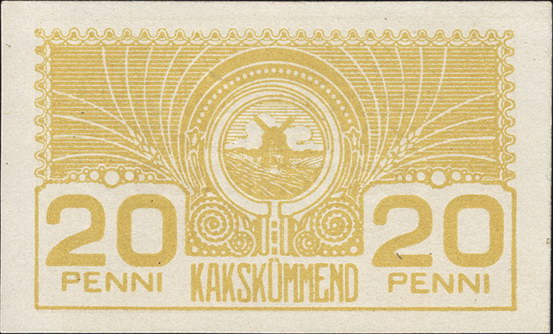 Estland / Estonia P.41 20 Penni (1919) (1) 