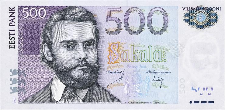 Estland / Estonia P.89 500 Kronen 2007 (1) 
