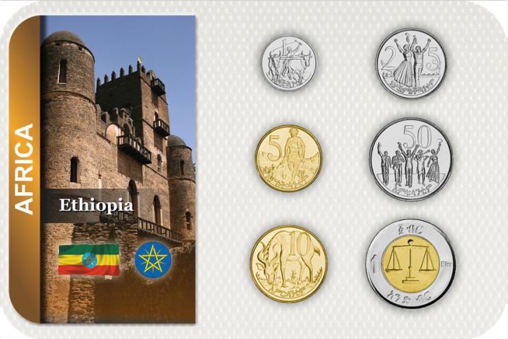 Kursmünzensatz Äthiopien 