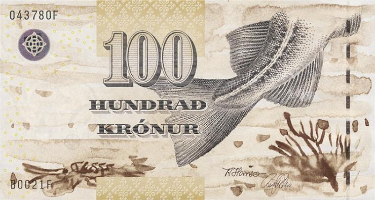 Färöer Inseln / Faeroe Is. P.25 100 Kronen 2002 (1) 
