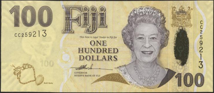 Fiji Inseln / Fiji Islands P.114 100 Dollars (2007) (1) 