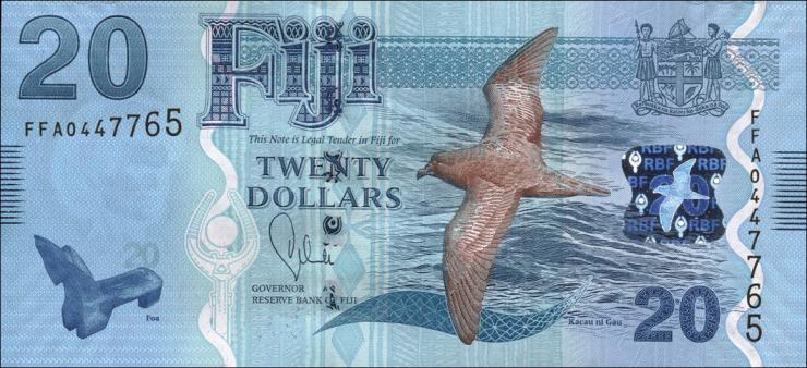 Fiji Inseln / Fiji Islands P.117 20 Dollars (2012) (1) 