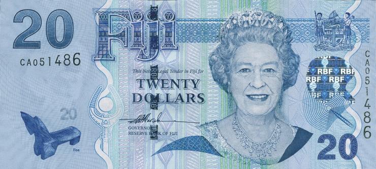 Fiji Inseln / Fiji Islands P.112 20 Dollars (2007) (1) 