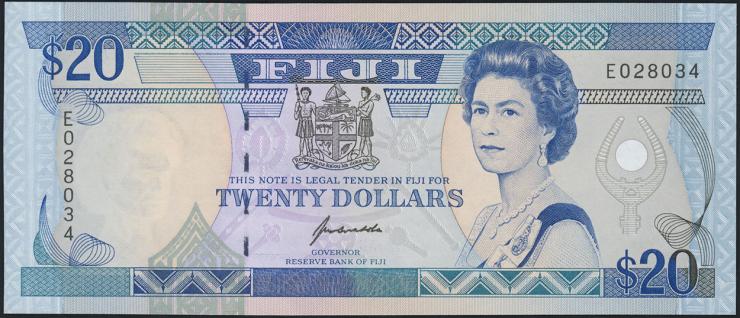 Fiji Inseln / Fiji Islands P.095 20 Dollars (1992) (1) 