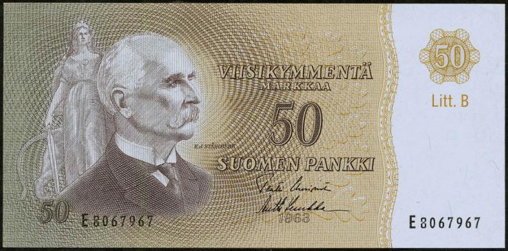 Finnland / Finland P.107 50 Markkaa 1963 (1) 