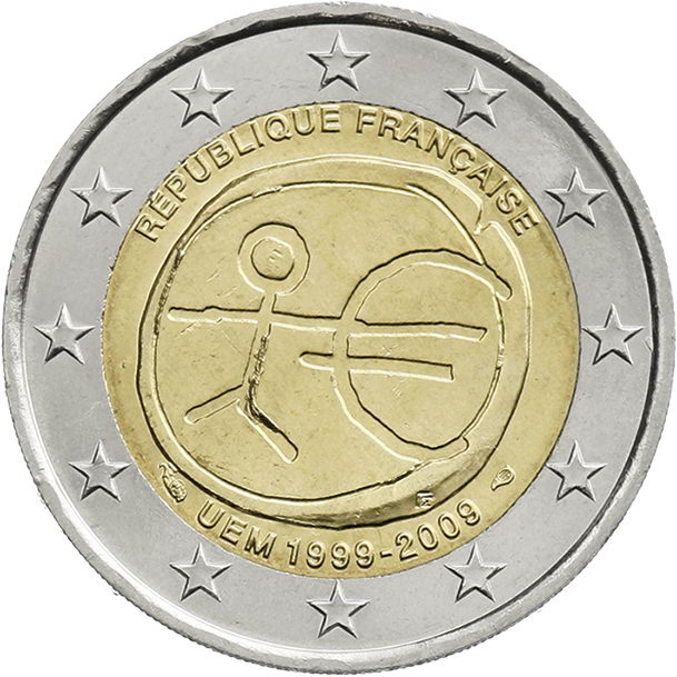 Frankreich 2 Euro 2009 WWU 
