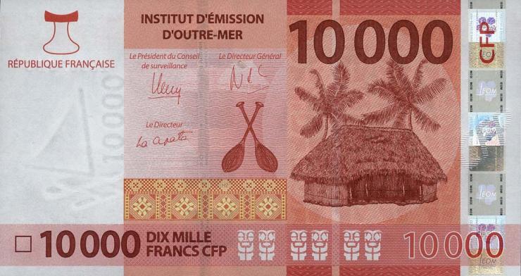 Frz. Pazifik Terr. / Fr. Pacific Terr. P.08a 10000 Francs (2014) (1) 