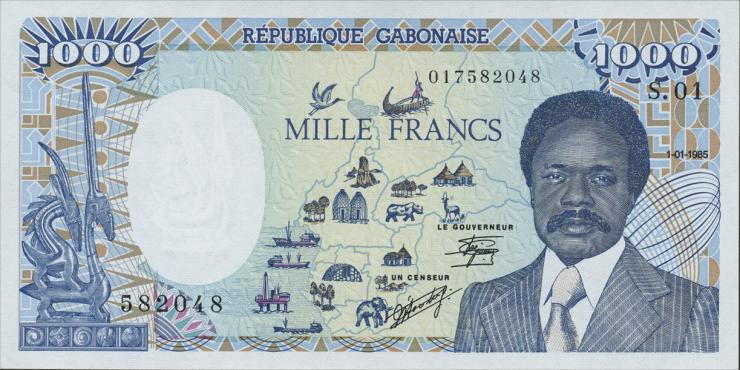Gabun / Gabon P.09 1000 Francs 1985 (1) 