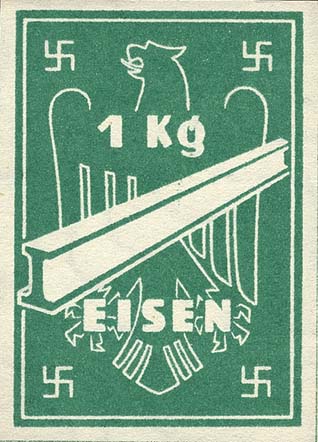 Ersatzzahlungsmittel 3. Reich Eisen 1 kg (2) 