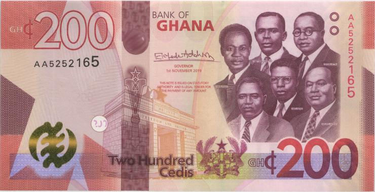 Ghana P.51 200 Cedis 2019 (1) 