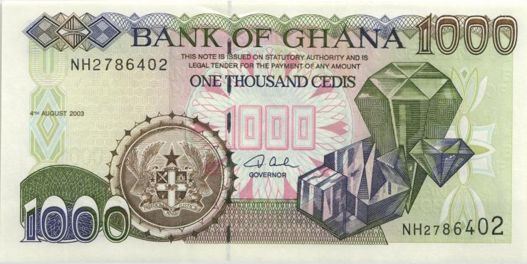 Ghana P.32i 1000 Cedis 2003 (1) 