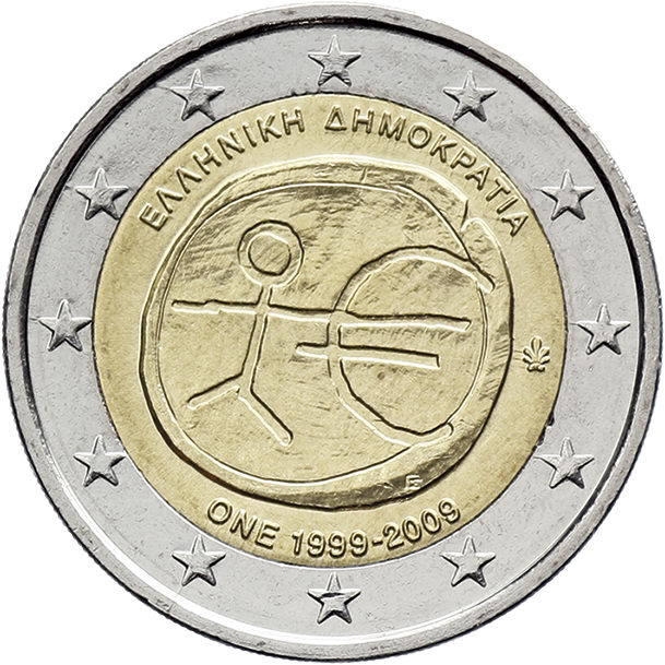 Griechenland 2 Euro 2009 WWU 