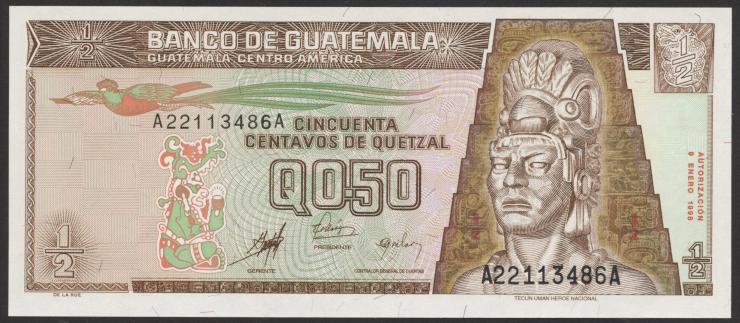Guatemala P.098 1/2 Quetzal 1998 (1) 