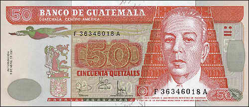 Guatemala P.113a 50 Quetzales 2006 (1) 