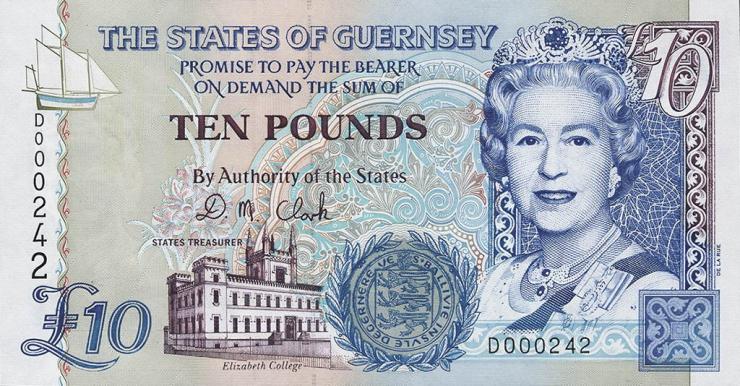 Guernsey P.57b 10 Pounds (1995) (1) 