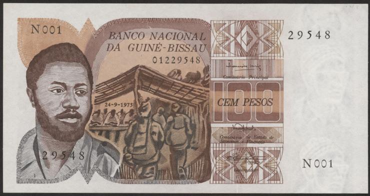 Guinea-Bissau P.02 100 Pesos 1975 (1) 