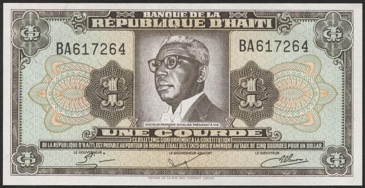 Haiti P.239 1 Gourde L. 1979 (1984) (1) 