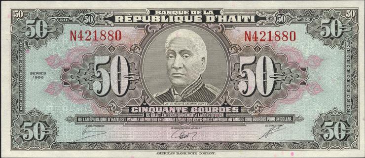 Haiti P.249 50 Gourdes 1986 (1) 