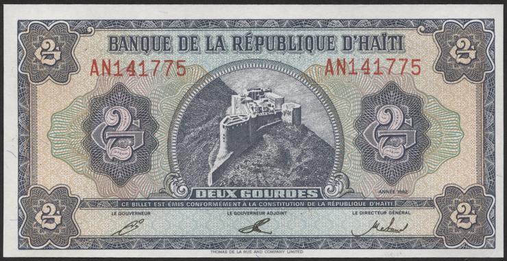 Haiti P.260 2 Gourdes 1992 (1) 