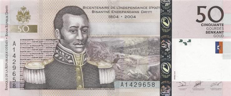 Haiti P.274a 50 Gourdes 2004 (1) 