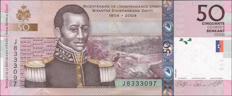 Haiti P.274b 50 Gourdes 2008 (1) 