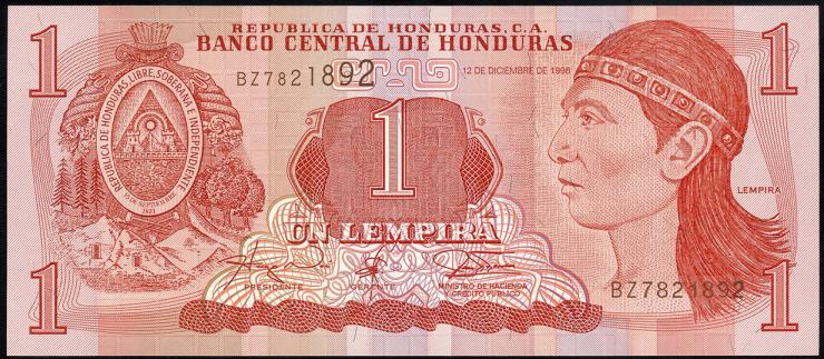 Honduras P.079 1 Lempira 1996 (1) 