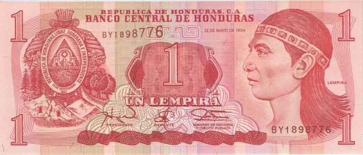 Honduras P.076 1 Lempira 1994 (1) 