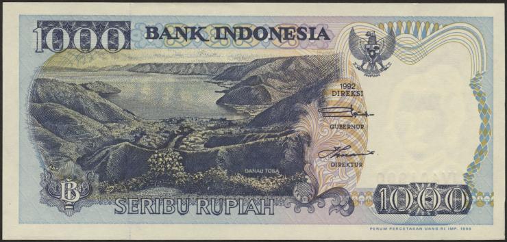 Indonesien / Indonesia P.129 1000 Rupien 1992 (1993/1997) (1) 
