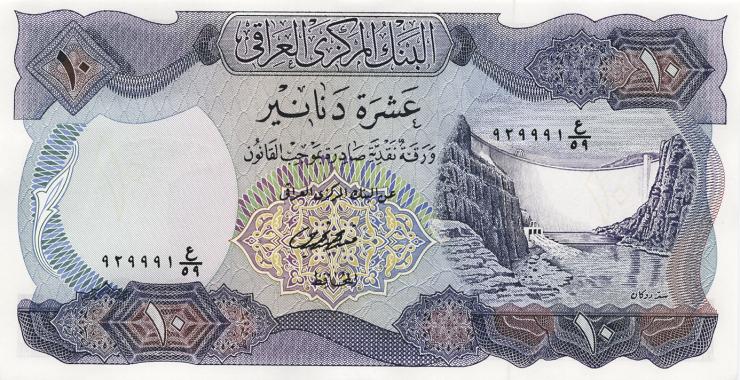 Irak / Iraq P.065 10 Dinars (1973) (1) 