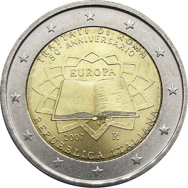 Italien 2 Euro 2007 Römische Verträge 