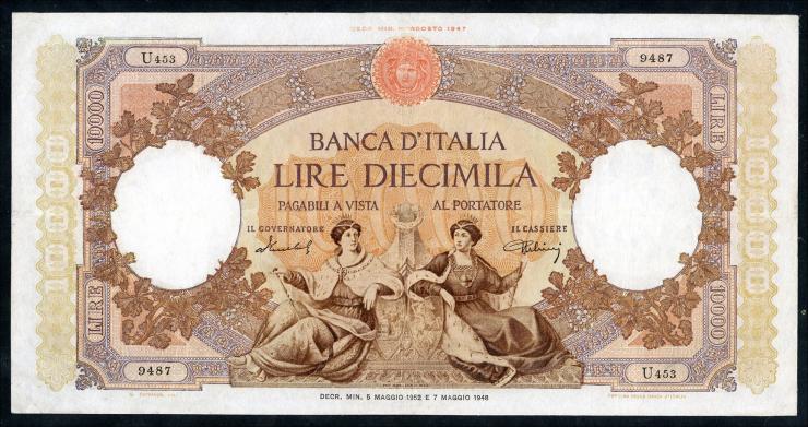 Italien / Italy P.089c 10.000 Lire 21.8.1959 (3+) 