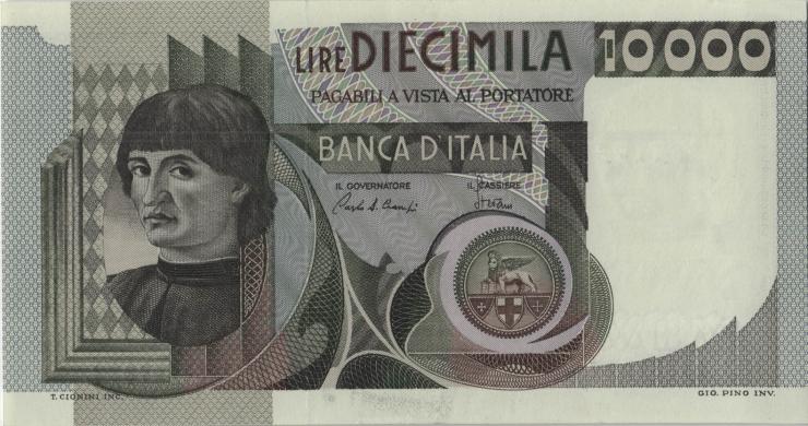 Italien / Italy P.106b 10.000 Lire 1982  (1) 