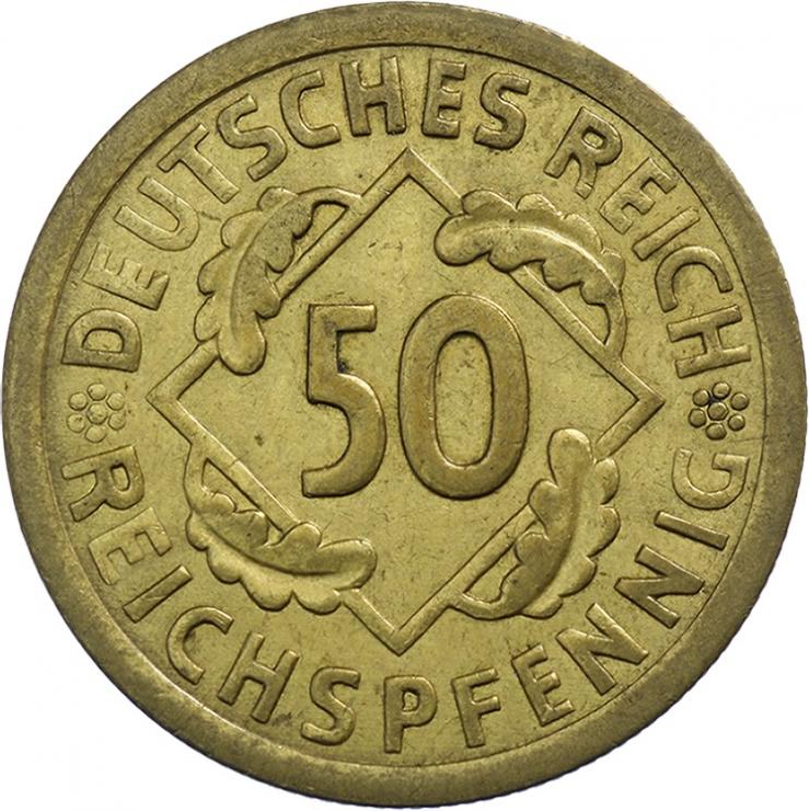 J.318 • 50 Reichspfennig 1924 A 